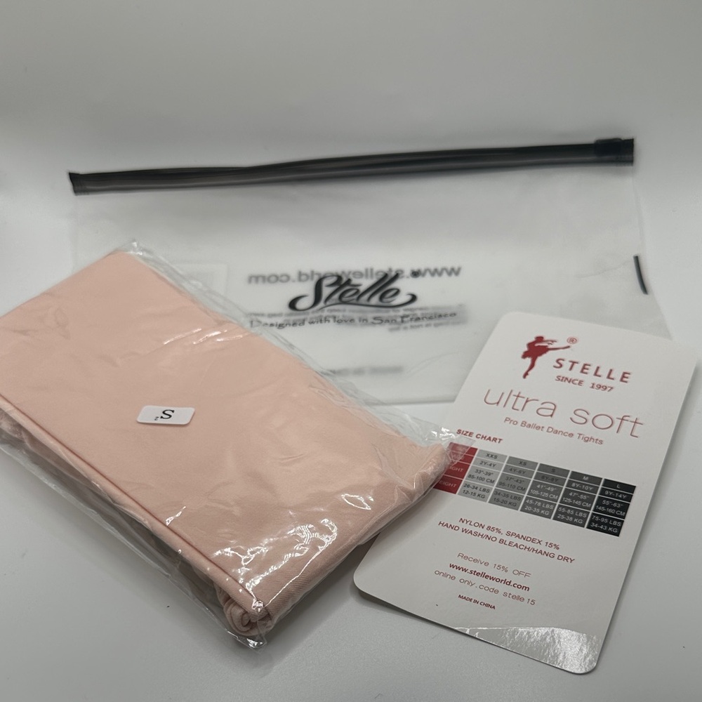 Elle Pink Ultra Soft Ballet Dance Tights